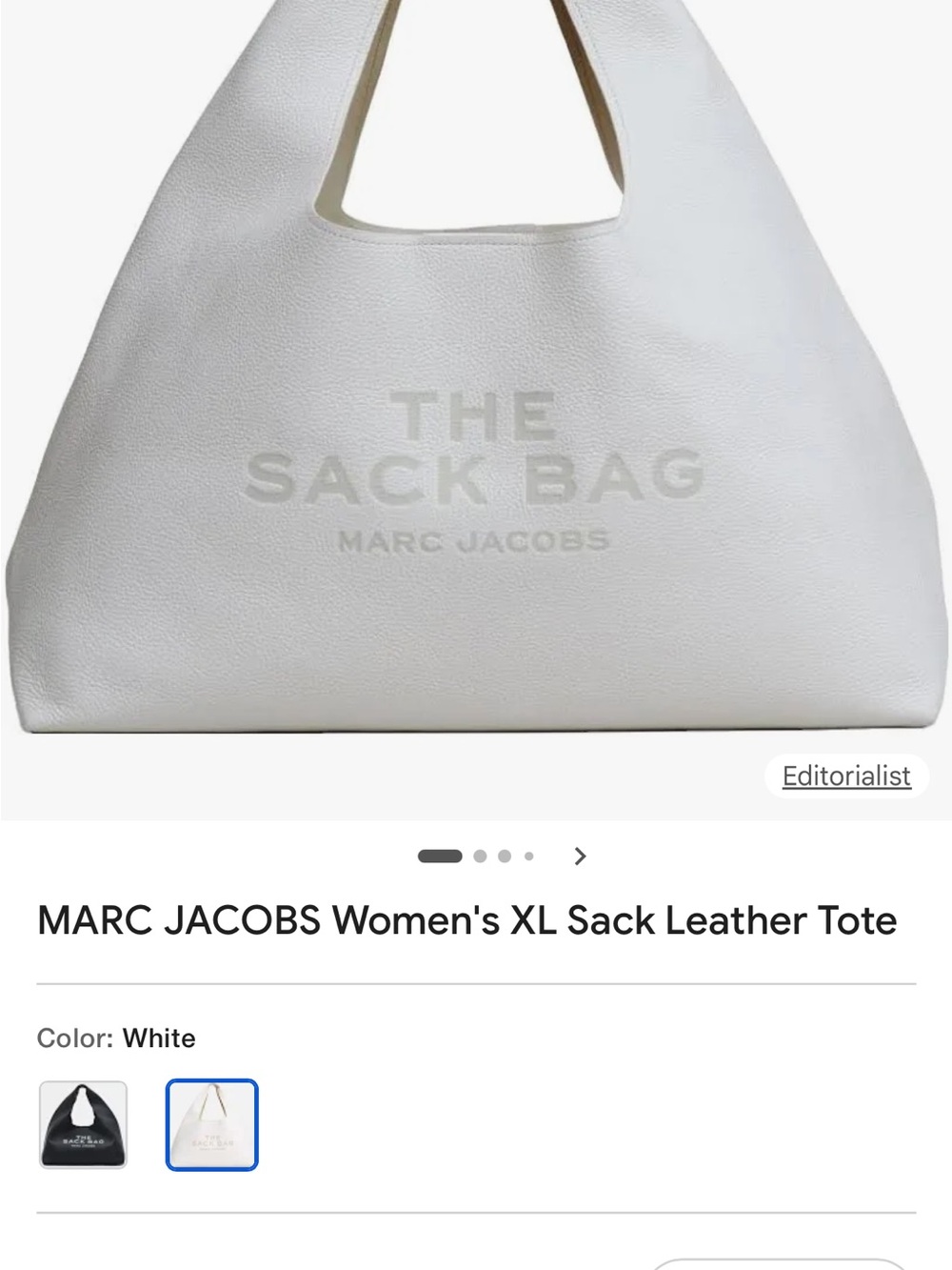 Marc Jacob’s XL Sack Tote